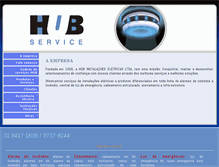 Tablet Screenshot of hubservice.com.br